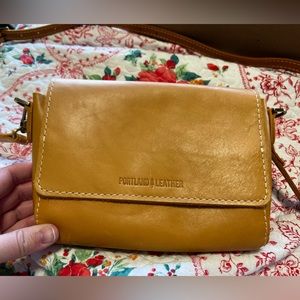 Portland Leather Mini Metro Crossbody Bag
